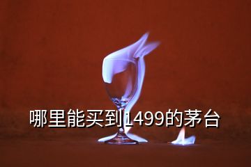 哪里能買到1499的茅臺(tái)