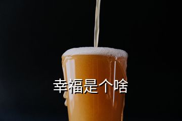幸福是個(gè)啥