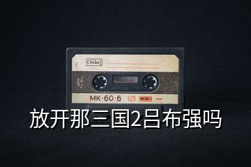 放開那三國(guó)2呂布強(qiáng)嗎