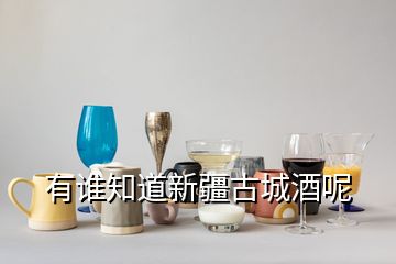 有誰知道新疆古城酒呢