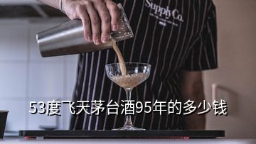 53度飛天茅臺(tái)酒95年的多少錢