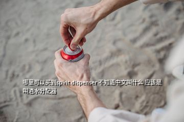哪里可以買到spirit dispenser 不知道中文叫什么 應該是叫酒水分配器