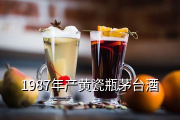 1987年產(chǎn)黃瓷瓶茅臺酒