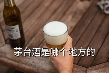 茅臺酒是哪個地方的