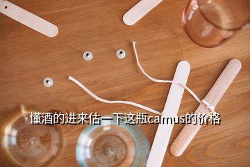 懂酒的進(jìn)來估一下這瓶camus的價格