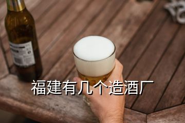 福建有幾個造酒廠
