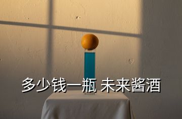 多少錢一瓶 未來(lái)醬酒