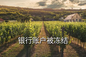銀行賬戶被凍結