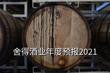 舍得酒業(yè)年度預(yù)報2021