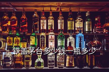 鐵蓋茅臺(tái)多少錢一瓶多少