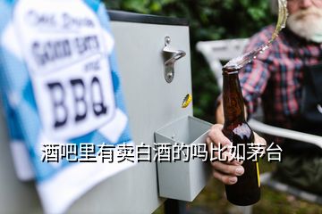 酒吧里有賣(mài)白酒的嗎比如茅臺(tái)