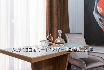 從沒喝過白酒的一個(gè)人喝了一瓶白酒會(huì)怎么樣