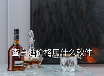 查白酒價格用什么軟件