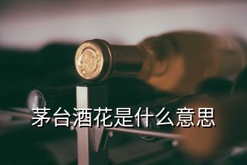 茅臺(tái)酒花是什么意思