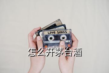 怎么開茅臺酒