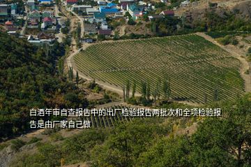 白酒年審自查報告中的出廠檢驗報告兩批次和全項檢驗報告是由廠家自己做