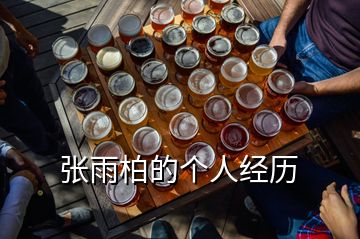 張雨柏的個(gè)人經(jīng)歷