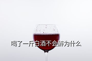 喝了一斤白酒不會(huì)醉為什么