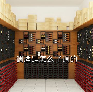 調酒是怎么了調的