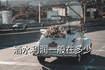 酒水利潤一般在多少