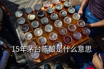 15年茅臺(tái)陳釀是什么意思