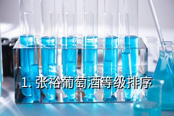 1. 張?jiān)Ｆ咸丫频燃?jí)排序