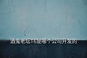 酒鬼老壇T6是哪個(gè)公司開發(fā)的