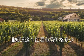誰(shuí)知道這個(gè)紅酒市場(chǎng)價(jià)格多少