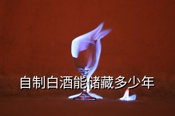自制白酒能儲(chǔ)藏多少年