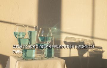 誰知道怎么選葡萄酒的酒器啊喝酒的時候?qū)τ诰破鞫际值闹v究