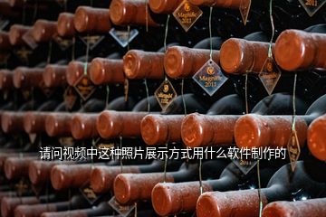請(qǐng)問視頻中這種照片展示方式用什么軟件制作的