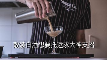 散裝白酒想要托運求大神支招