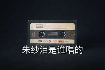 朱紗淚是誰唱的
