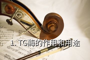 1. TG酶的作用和用途