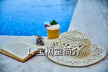 1. 寶樹堂簡(jiǎn)介
