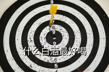 什么白酒最好喝