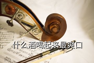 什么酒喝起來(lái)最爽口