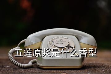 五蓮原漿是什么香型