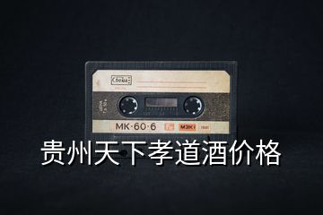貴州天下孝道酒價格