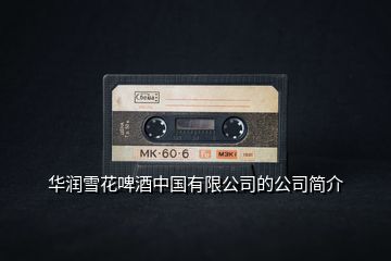 華潤(rùn)雪花啤酒中國(guó)有限公司的公司簡(jiǎn)介