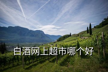 白酒網(wǎng)上超市哪個好