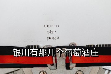 銀川有那幾個葡萄酒莊