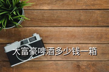 大富豪啤酒多少錢一箱