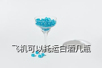 飛機可以托運白酒幾瓶