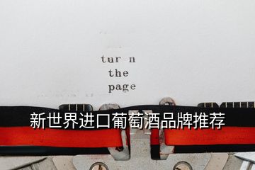 新世界進(jìn)口葡萄酒品牌推薦