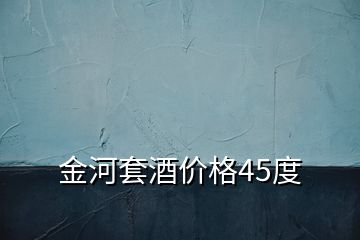 金河套酒價(jià)格45度