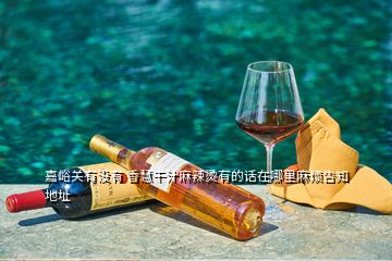 嘉峪關(guān)有沒(méi)有 香慧干汁麻辣燙有的話在哪里麻煩告知地址
