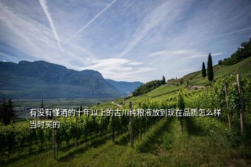 有沒有懂酒的十年以上的古川純糧液放到現(xiàn)在品質(zhì)怎么樣當(dāng)時買的
