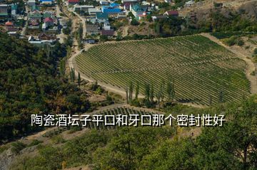 陶瓷酒壇子平口和牙口那個(gè)密封性好