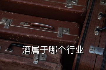 酒屬于哪個行業(yè)